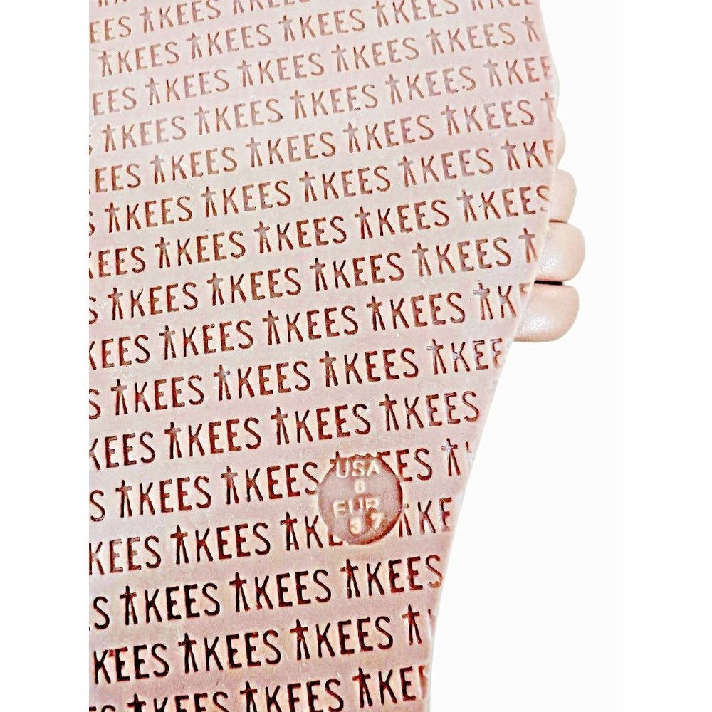 TKEES Women’s Serena Leather Slides Sandals In Nude Size 6 - Picture 4 of 4